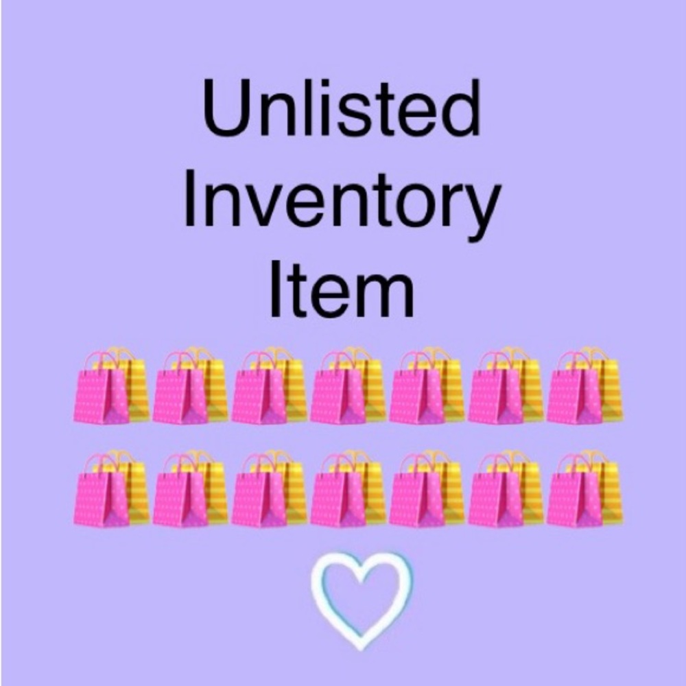 Live show unlisted inventory item